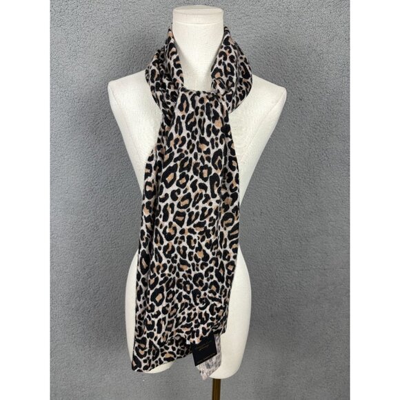 Charter Club Accessories - Charter Club Women's 100% Cashmere Leopard Print Luxury Soft Scarf One Size NWTs